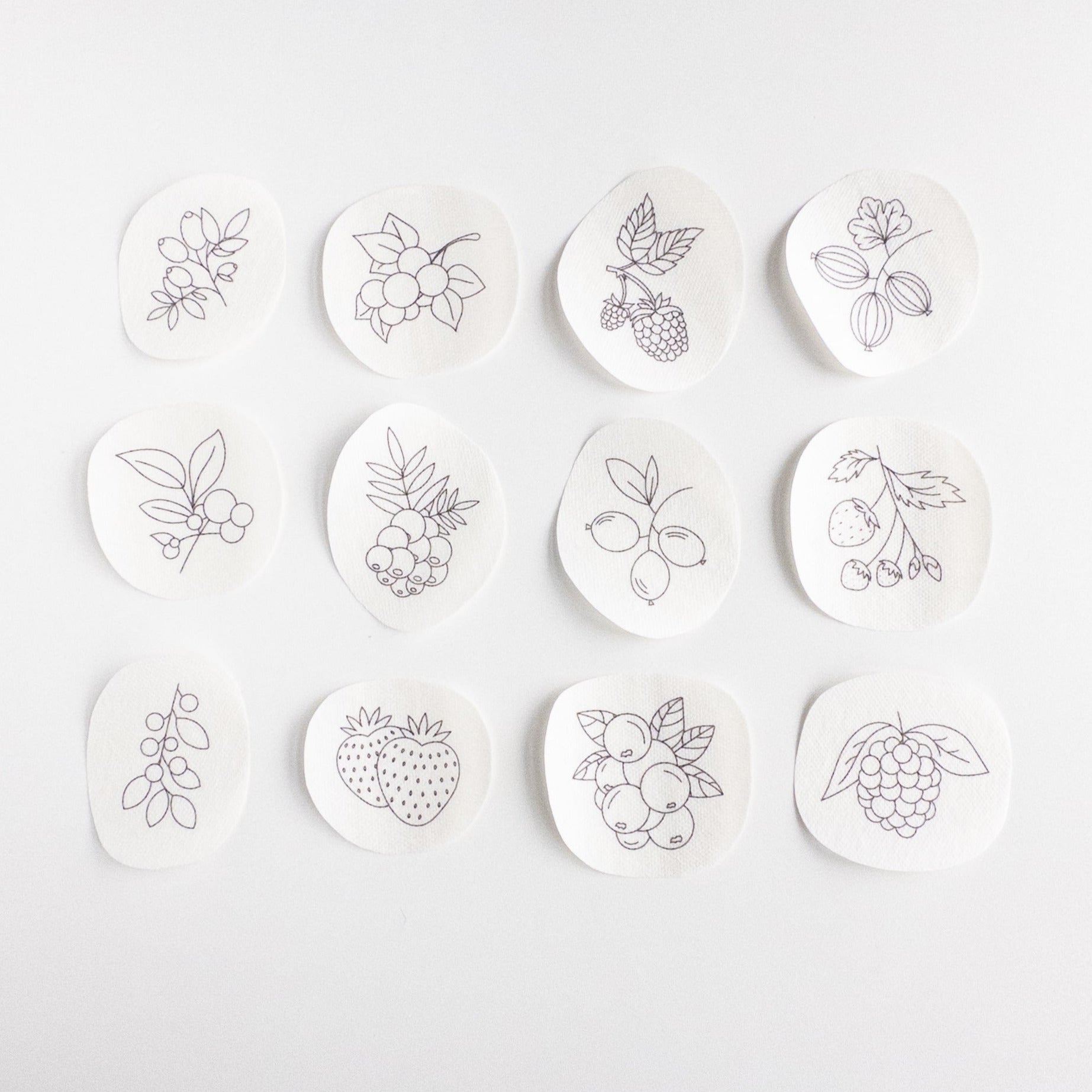 Berry Stick and Stitch Patterns