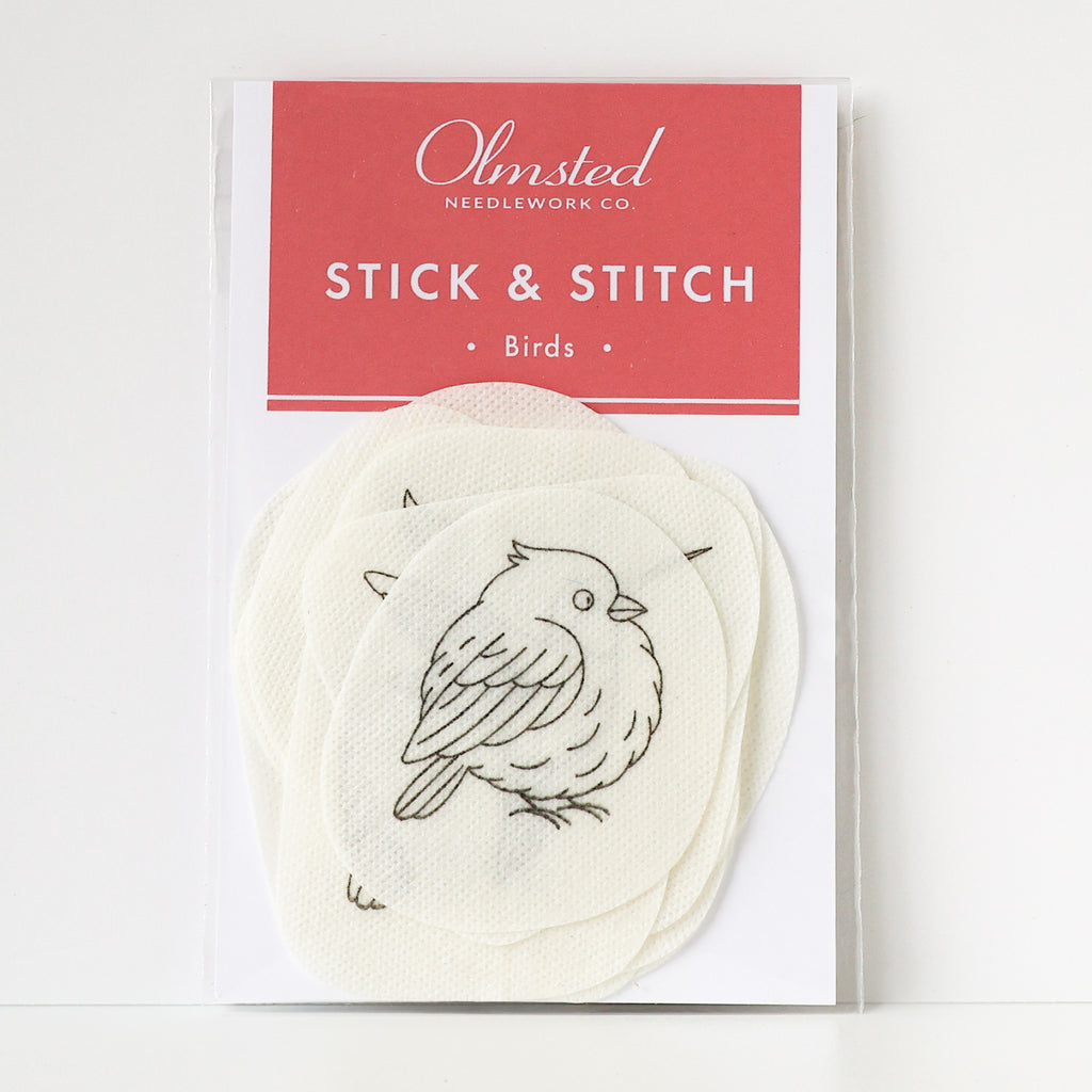 Bird Embroidery Stick and Stitch Patterns