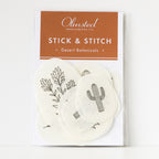 Desert Botanicals Embroidery Stick and Stitch Patterns