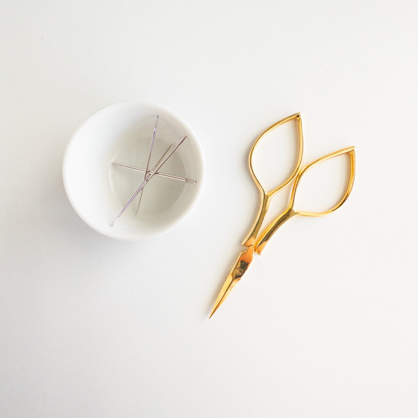 Vintage-Style Gold Embroidery Scissors