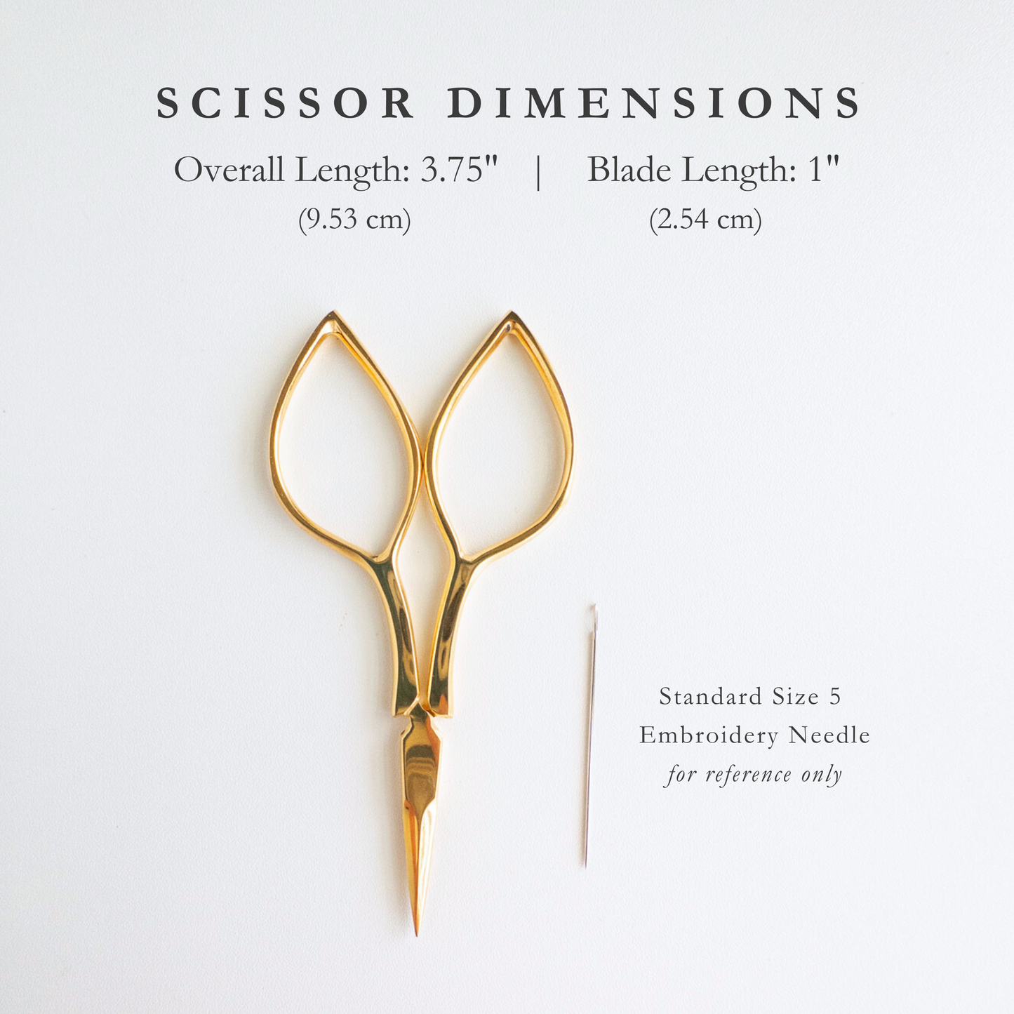 Vintage-Style Gold Embroidery Scissors