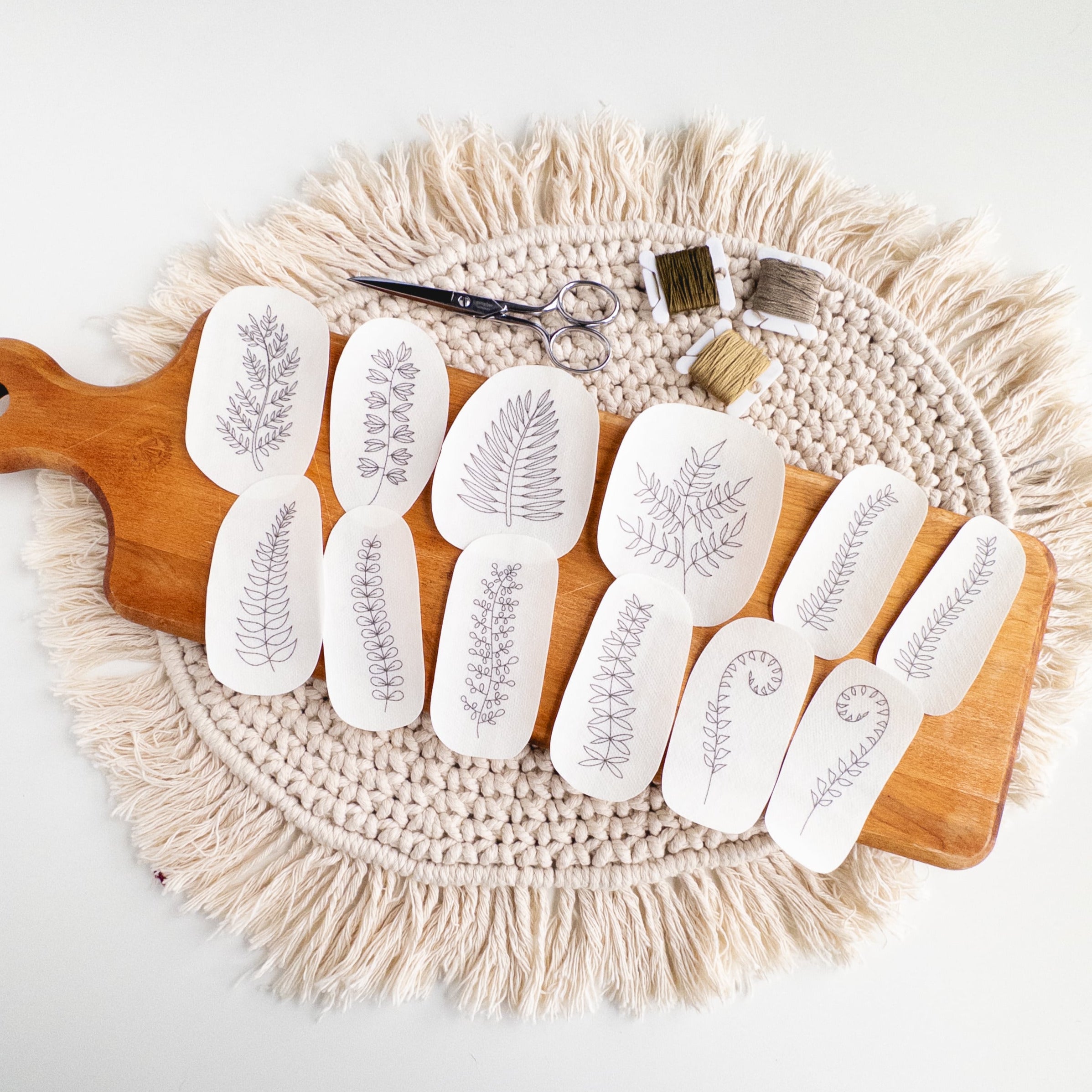 Fern Stick and Stitch Patterns