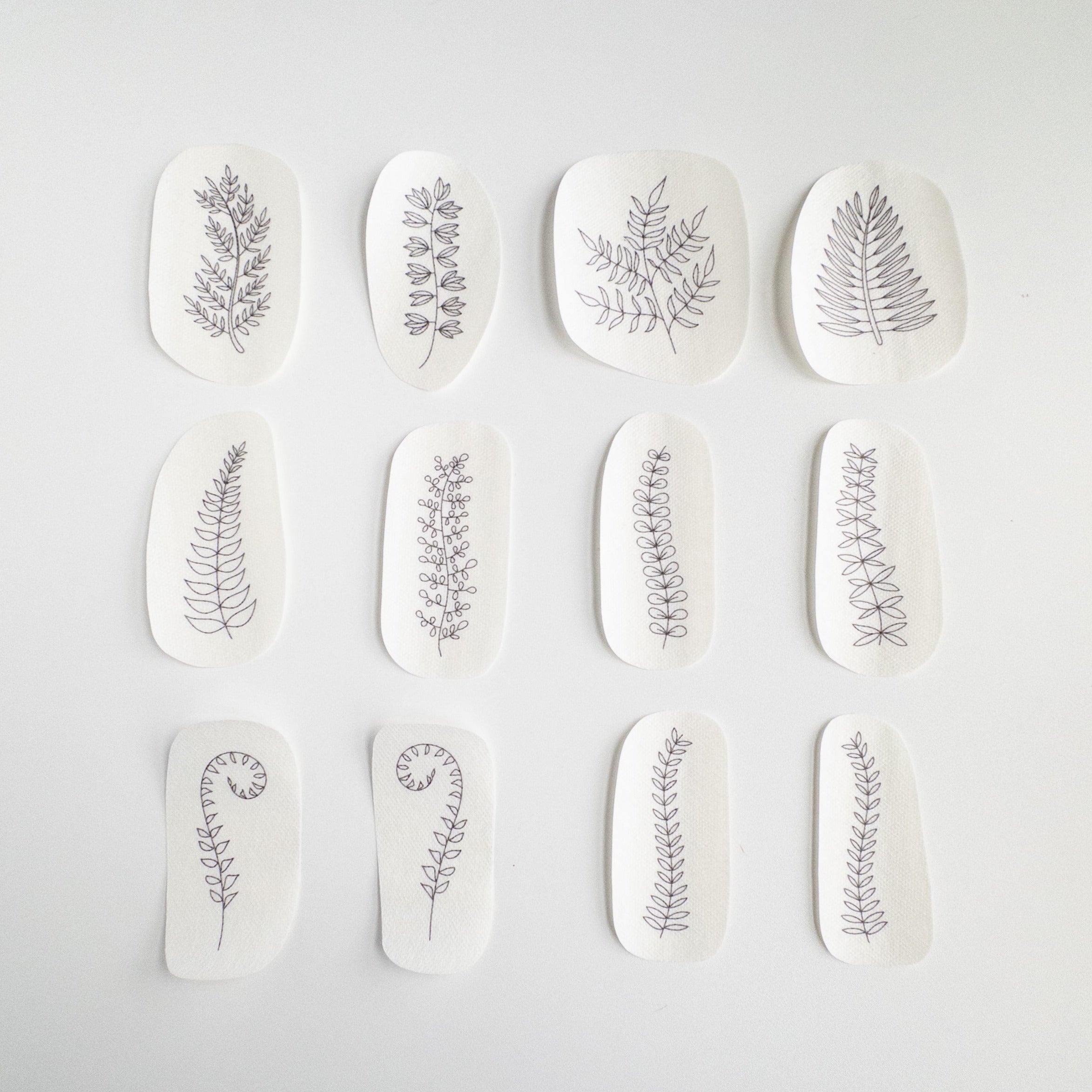 Fern Stick and Stitch Patterns