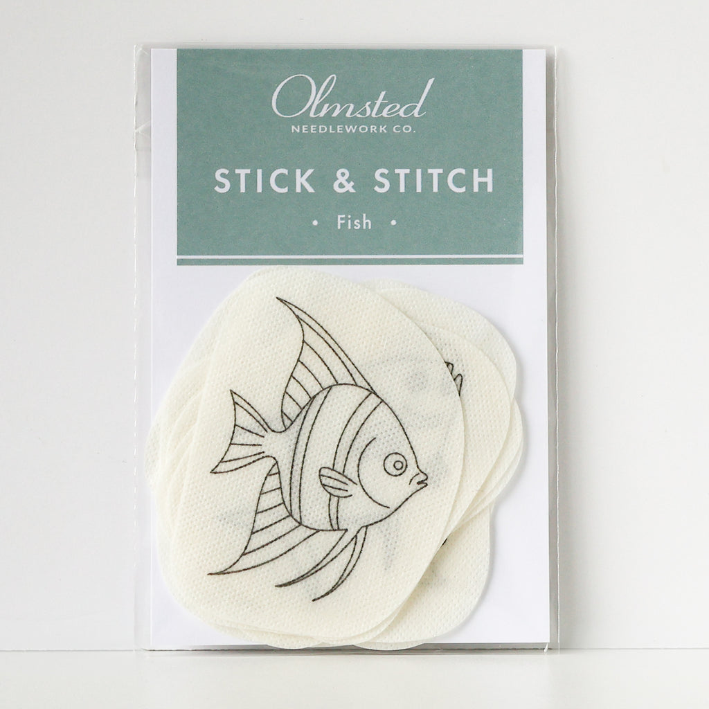 Fish Embroidery Stick and Stitch Patterns
