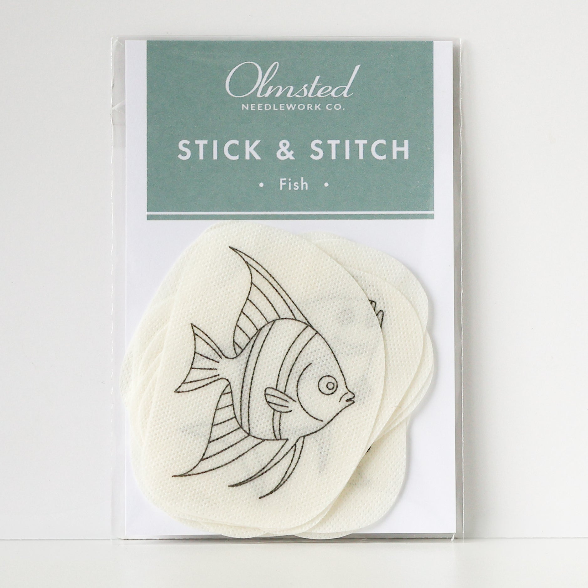 Fish Embroidery Stick and Stitch Patterns