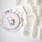 Floral Letters Stick and Stitch Patterns