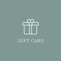Olmsted Needlework Co. gift card icon: white outline of a present with a bow on a sage green background.