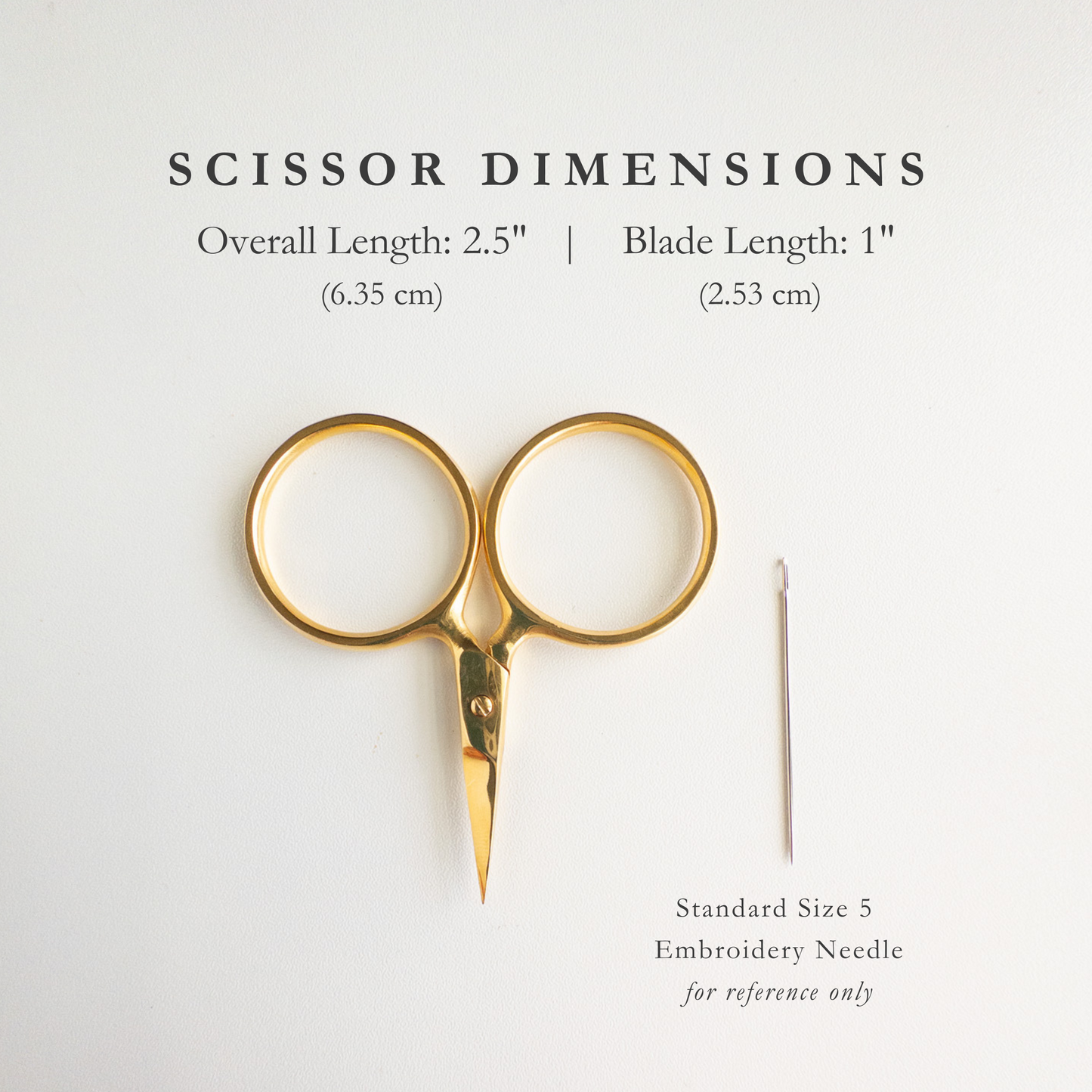 Small Gold Embroidery Scissors