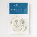 1970's Stick and Stitch Retro Embroidery Patterns