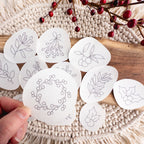 Winter Berry Stick and Stitch Patterns